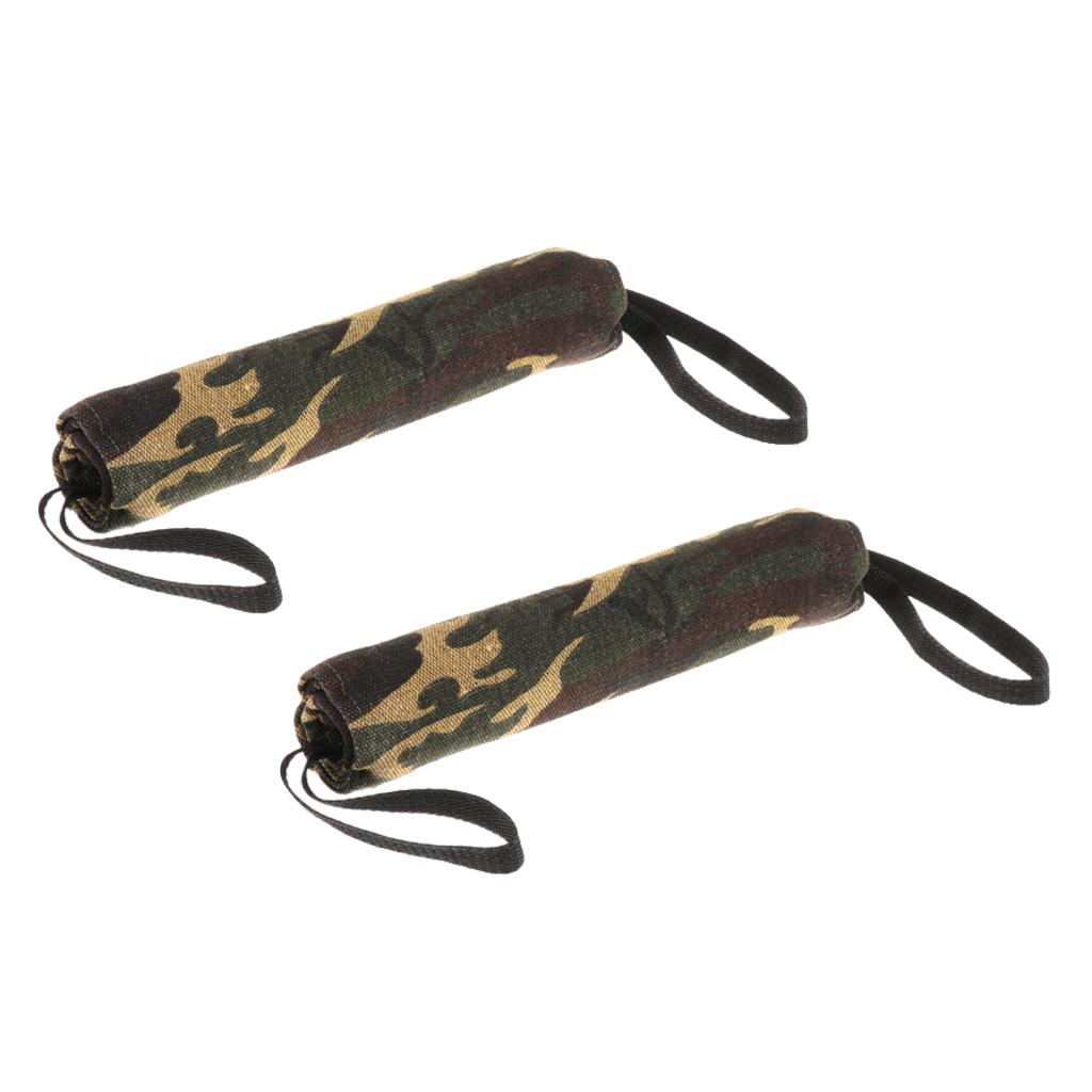 2 Pcs Dog Bite Tug Toy With 2 Handles - Best For Puppy Dog Tug Of War