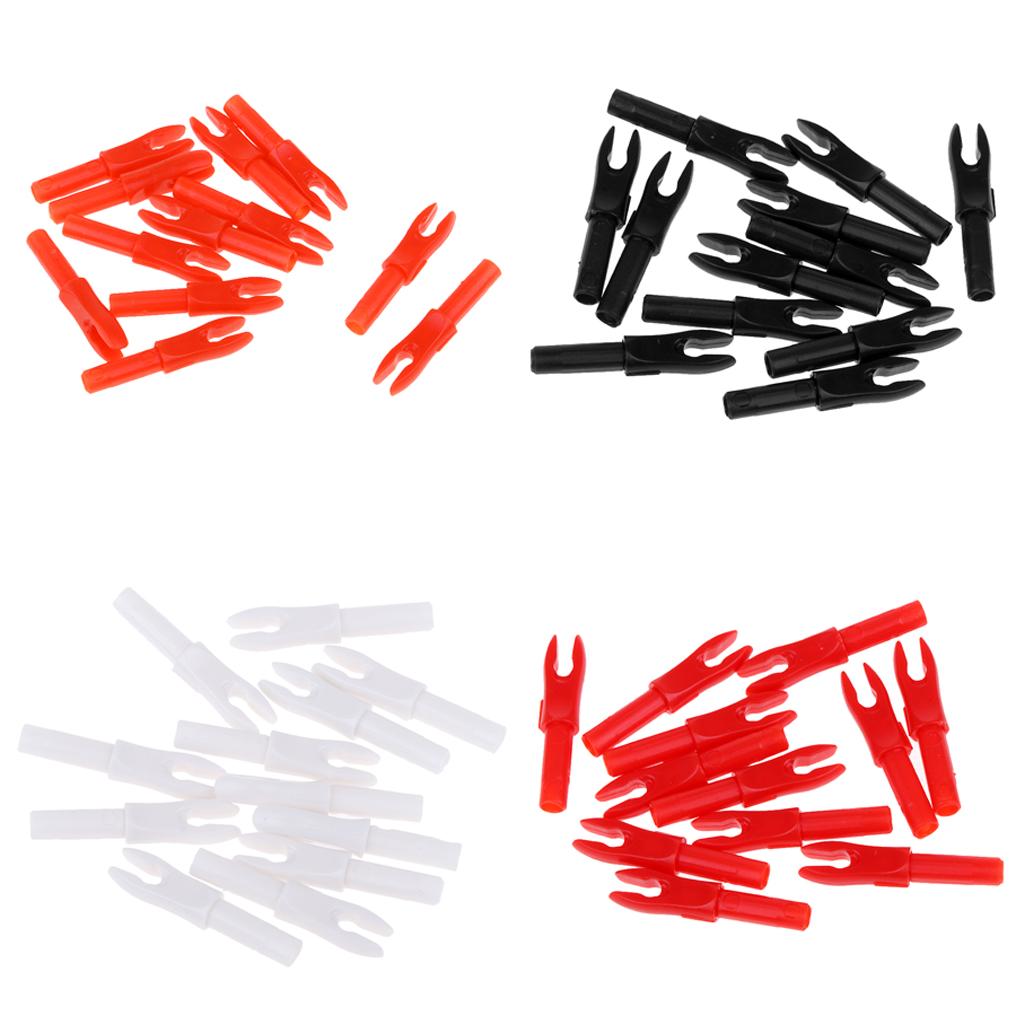 48 Pieces Plastic Archery Arrow Precision Nocks Set for ID 4.2mm Arrow Shaft