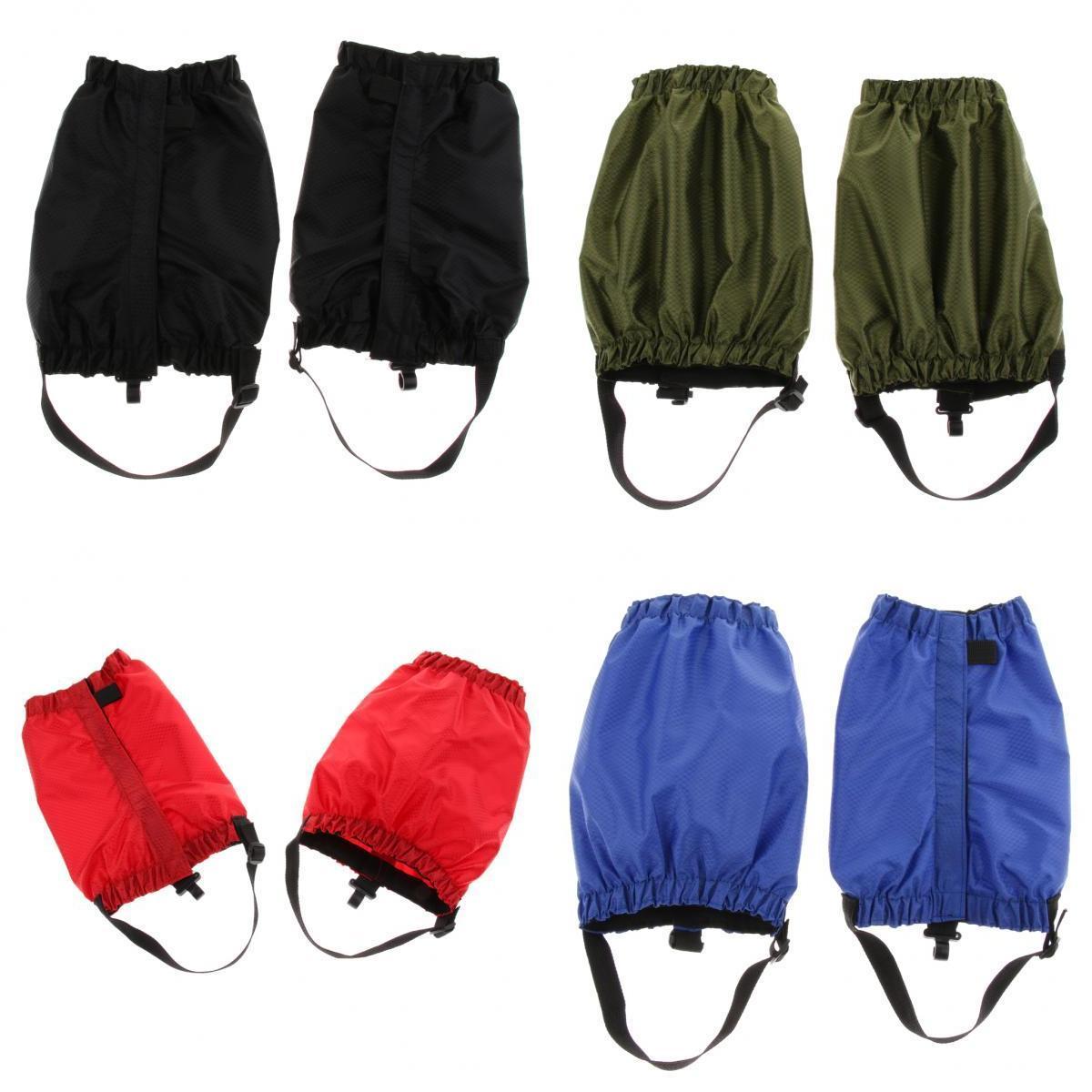 4 Pairs Outdoor Waterproof Ankle Walking Low Gaiters Boots Snow Leg Guard