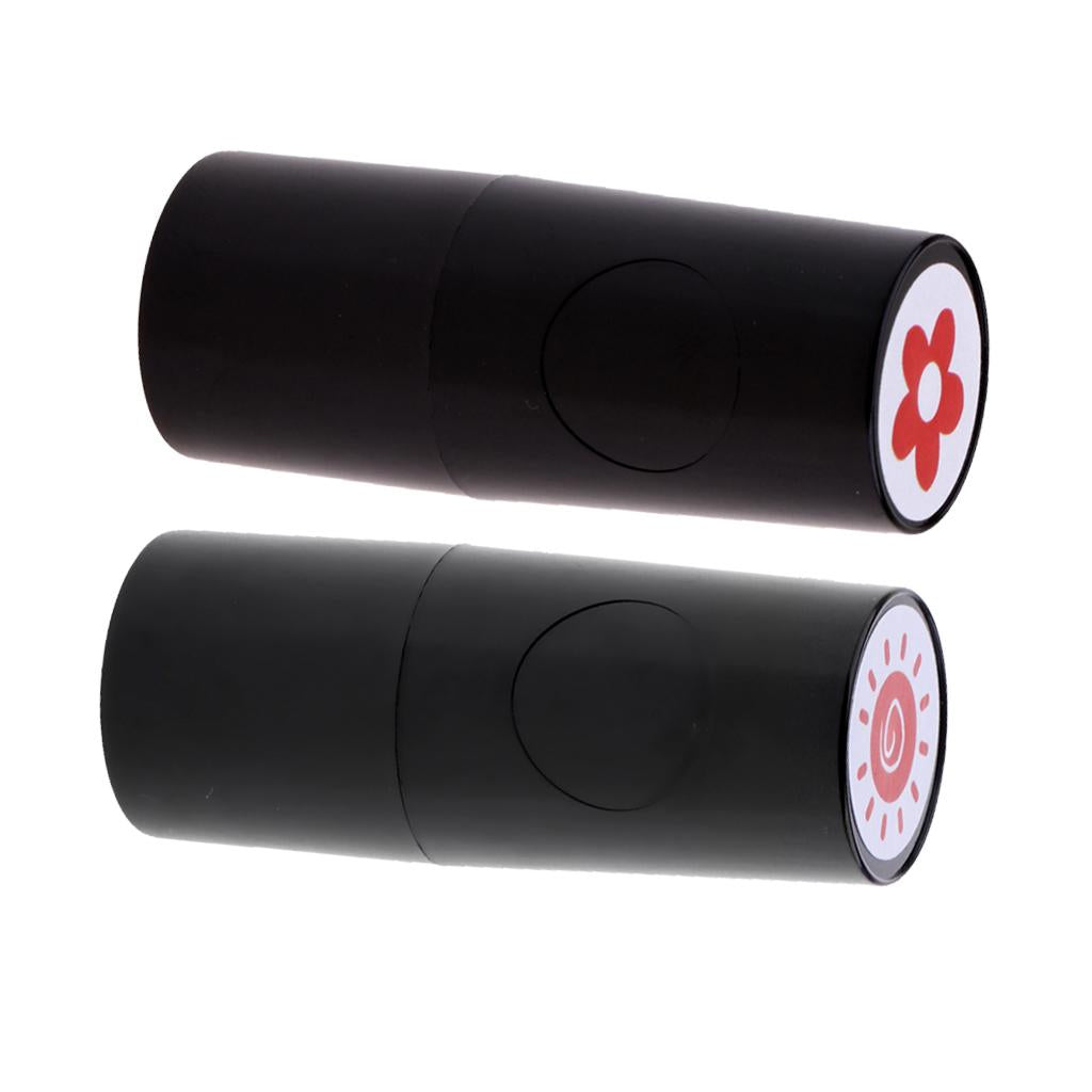 2Pcs Colorfast Golf Ball Stamper Marker Club Accessories Golfer Training Aid