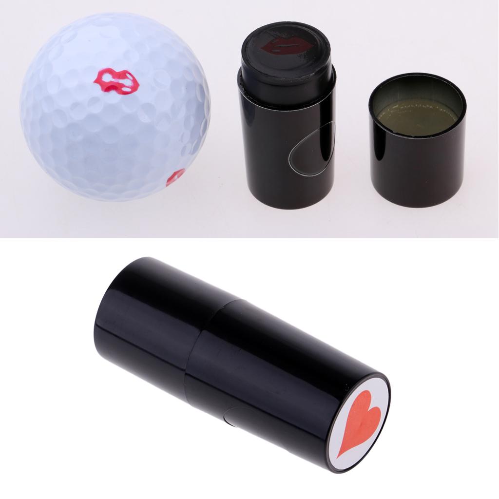 2x Long Lasting Golf Ball Stamp Stamper Marker Impression Seal for Golfer