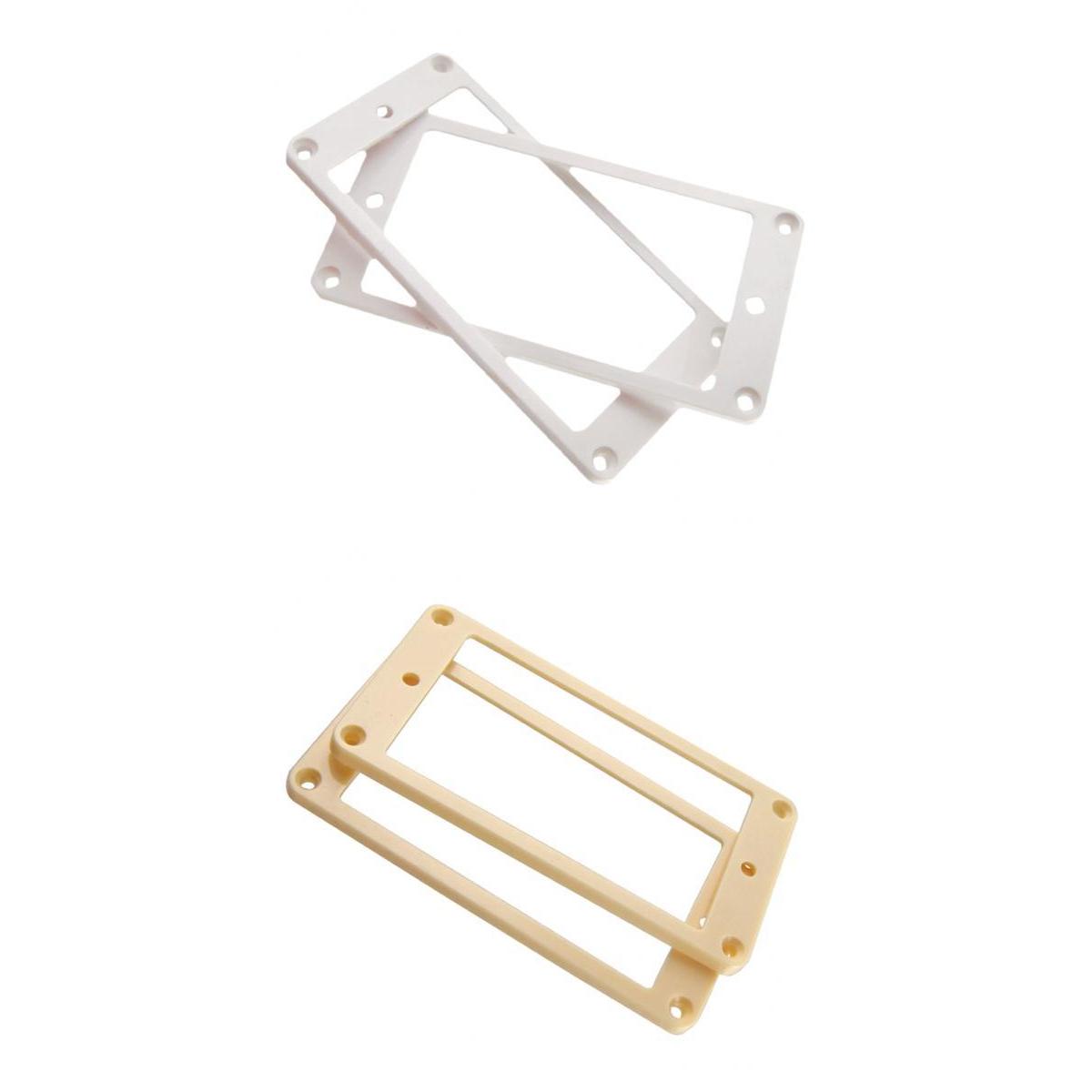 4pcs Flat Bottom Humbucker Pickup Mounting Rings for LP Electric Guitar