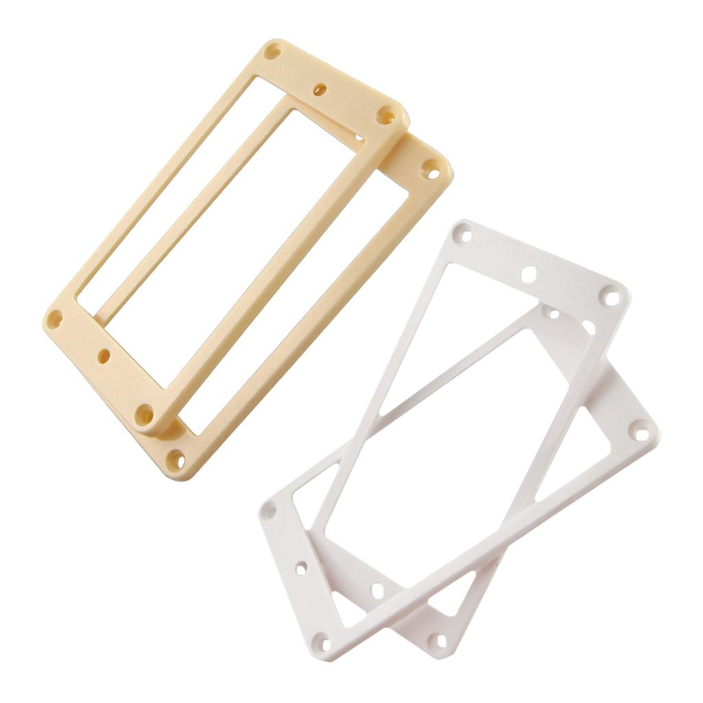 4pcs Flat Bottom Humbucker Pickup Mounting Rings for LP Electric Guitar