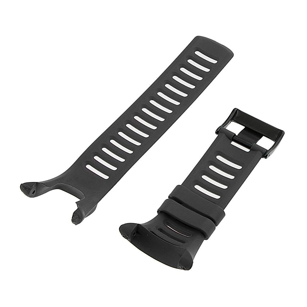 2 Pieces Rubber Wristwatch Bands for Suunto Ambit3 Ambit 2 Ambit 1 Replace