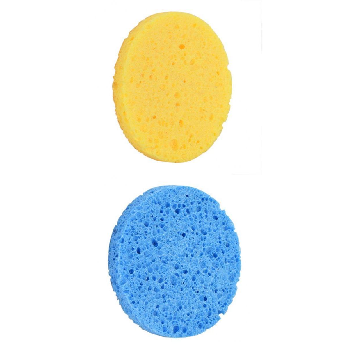20Pcs Face Cleansing Washing Pad Puffs Makeup Cosmetic Removal Round Sponges