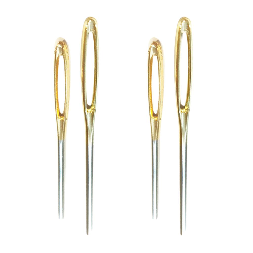 4pcs Large Eye Blunt Needles Wool Thick Knitter Yarn Hand Sewing Darning