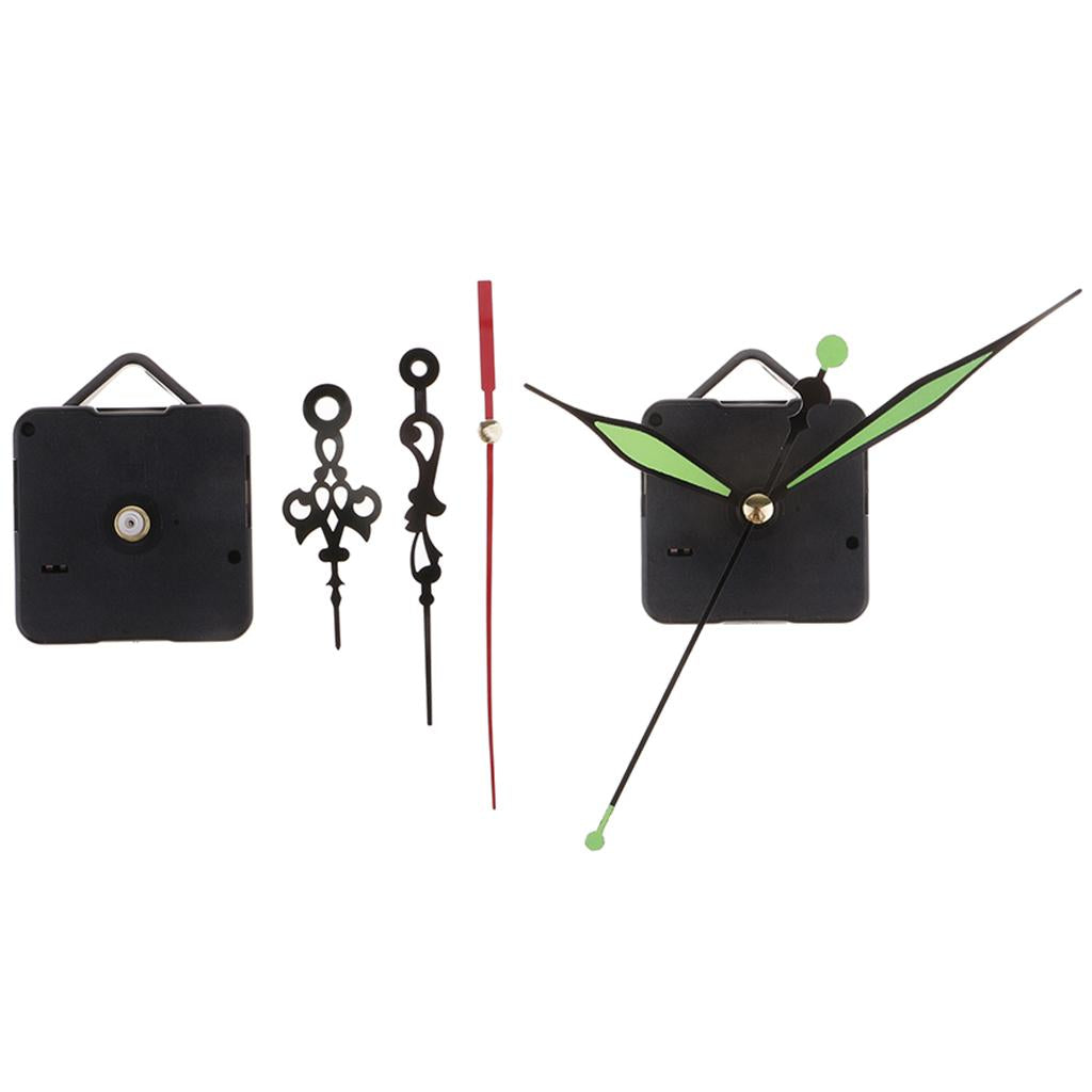 2 Sets Battery Operated Movement for Quartz Wall Clock Repair Replacement