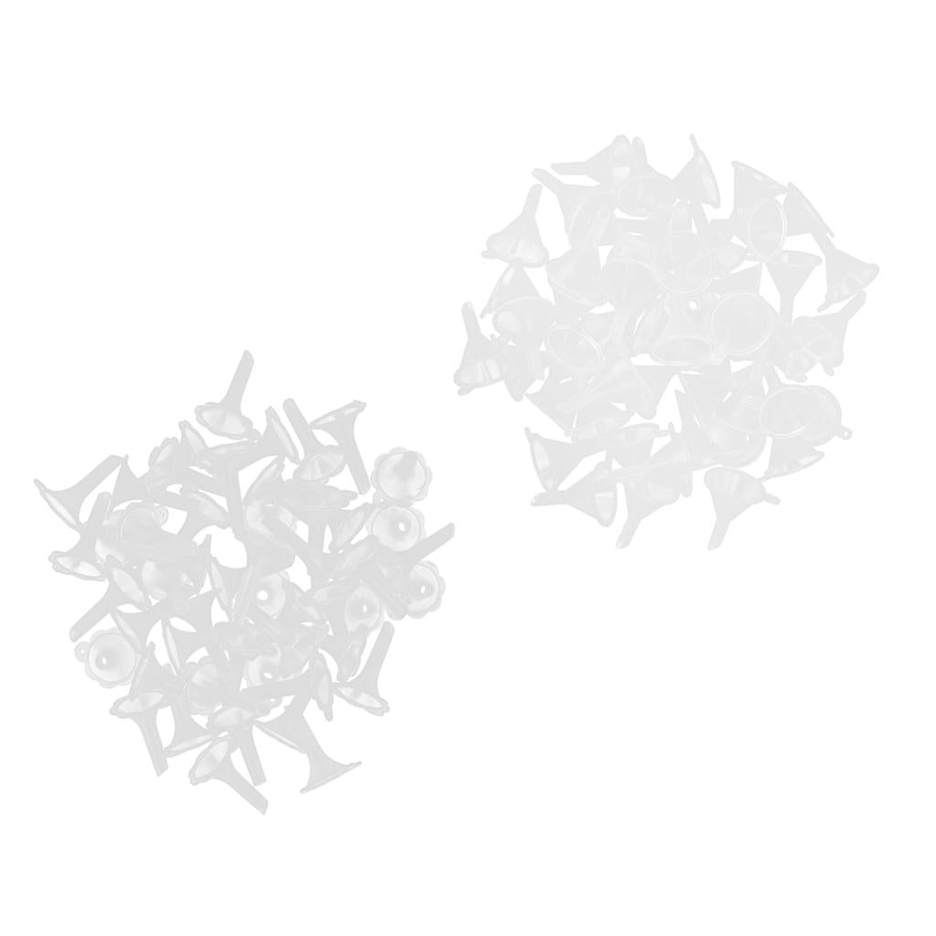 100 Pieces Mini Funnels for Filling Perfume Diffuser Bottle Liquid Oil