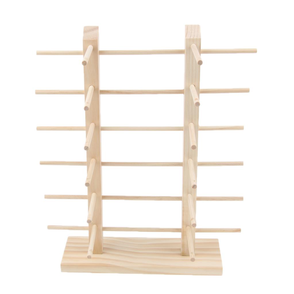 2pcs Wood Sunglasses Eyeglass Rack Display Stand Holder for 5 Pairs 12 Pairs