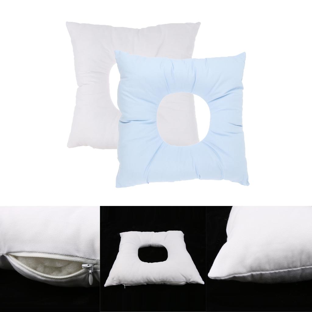 2 Pieces Foam SPA Massage Bed Table Face Down Rest Cradle Cushion Pillow Pad