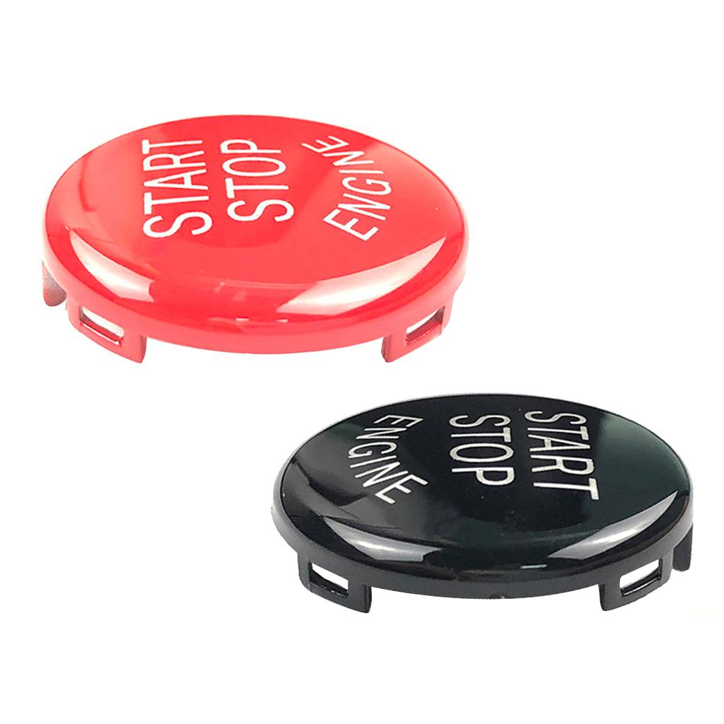 2Pcs 25mm Car Engine Start Stop Button Cover Trim Decor For E Chassis