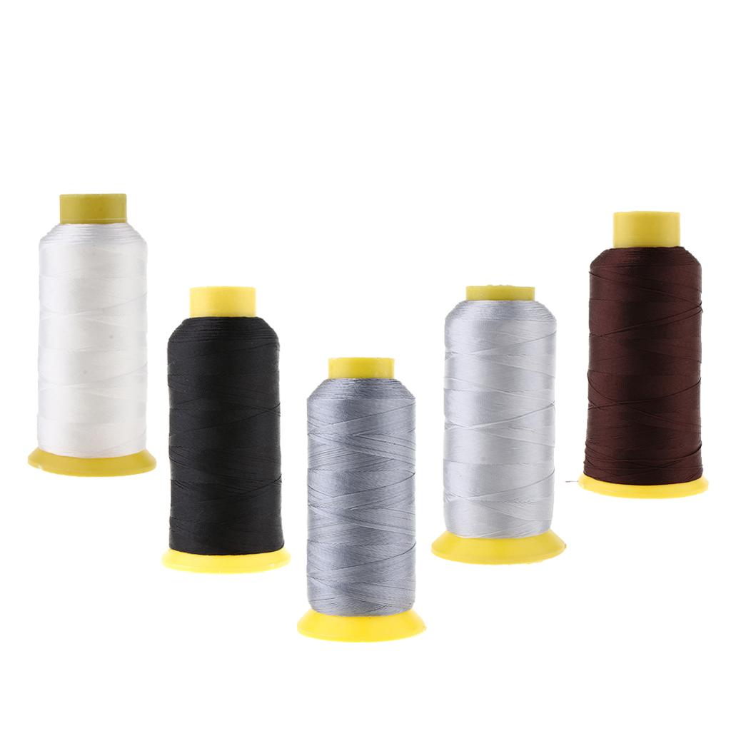 5pcs 900m Strong 210D/3 Bonded Nylon Sewing Thread for DIY Leather Crafts