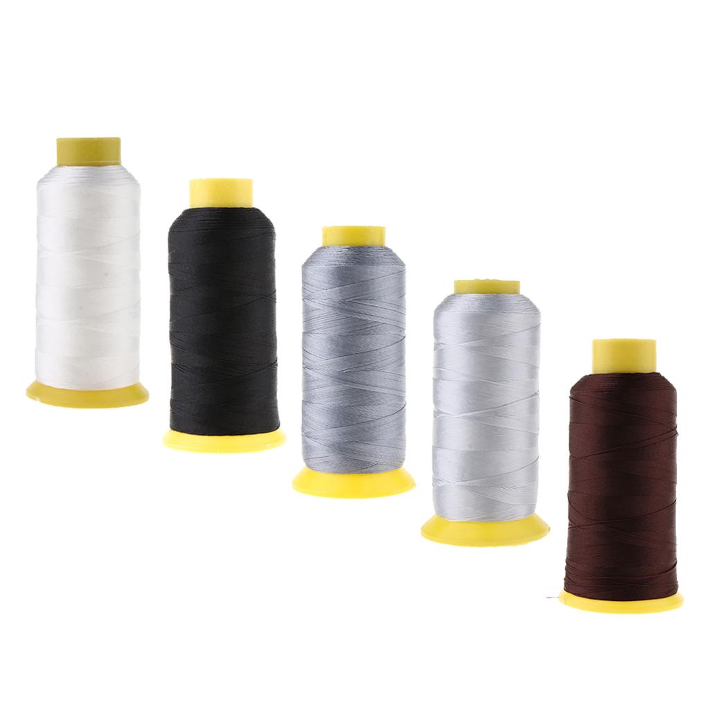 5pcs 900m Strong 210D/3 Bonded Nylon Sewing Thread for DIY Leather Crafts