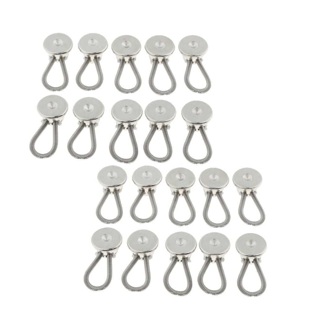 20x Collar Extenders Neck Extender Wonder Button for Expansion of Men Shirts