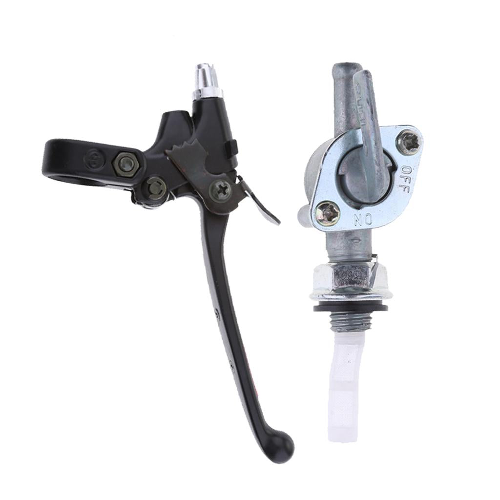Clutch Lever + Fuel Valve Petcock Switch for 66cc 80cc Motorized Bicycle
