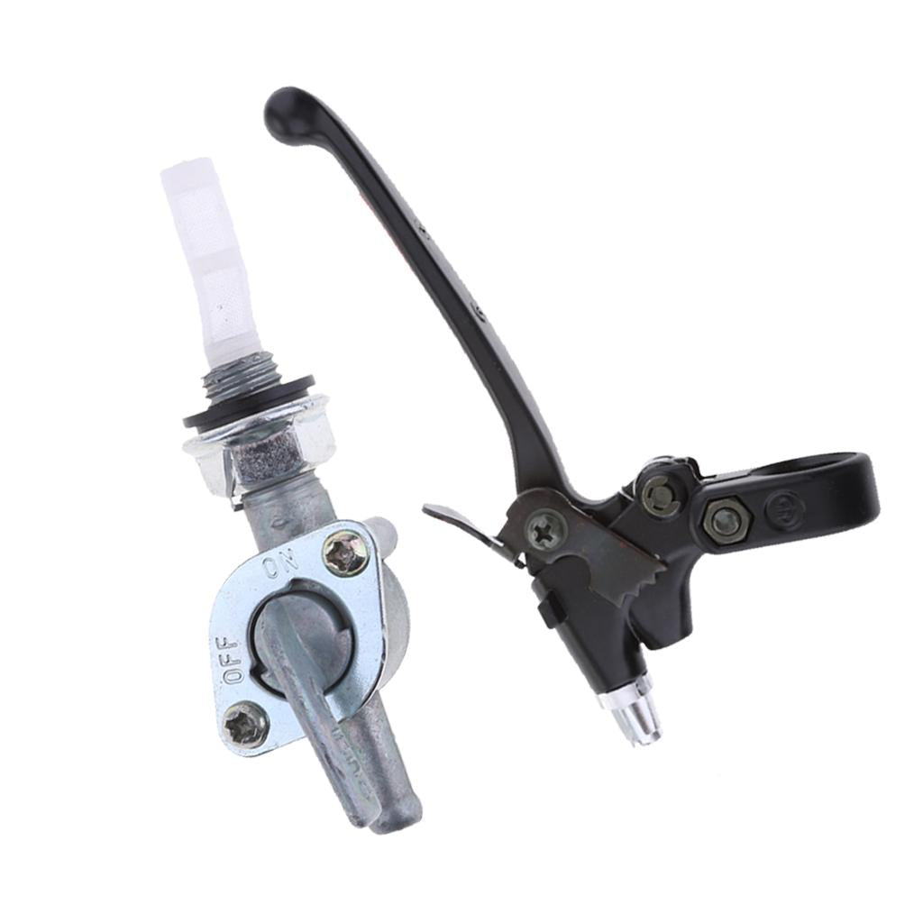 Clutch Lever + Fuel Valve Petcock Switch for 66cc 80cc Motorized Bicycle