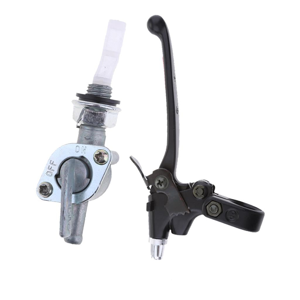 Clutch Lever + Fuel Valve Petcock Switch for 66cc 80cc Motorized Bicycle