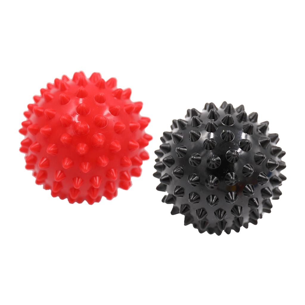 2Pieces Acupuncture Massager Body Palm Feet Muscle Relief Spiky Massage Ball