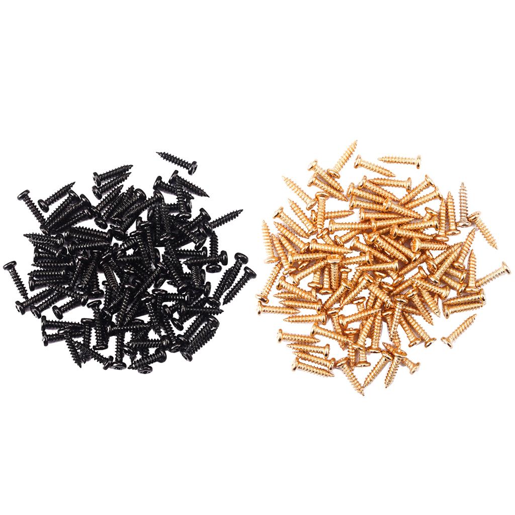 200 Pieces Tuning Peg Tuner Mounting Screws for Guitar Bass