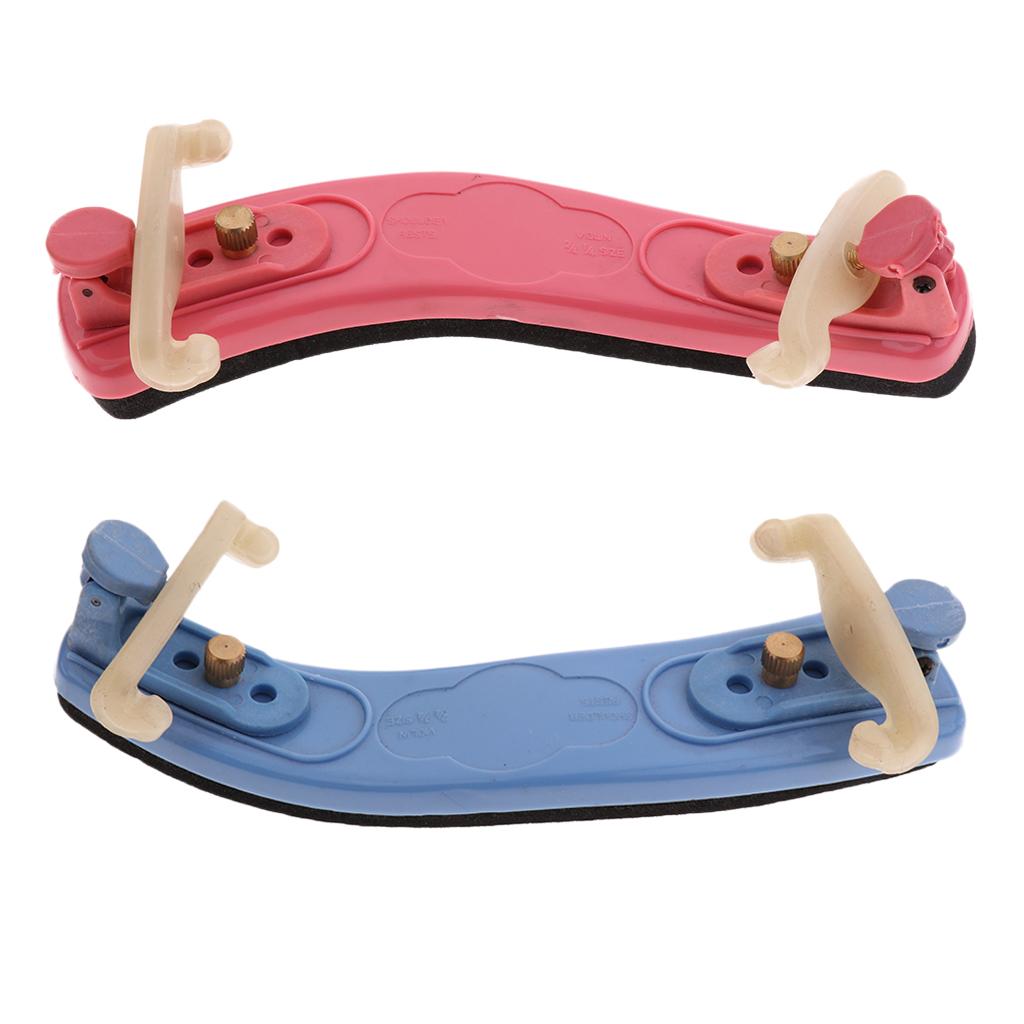 2pcs Adjustable Violin Shoulder Rest Pad Holder for 1/2 1/4 Violin