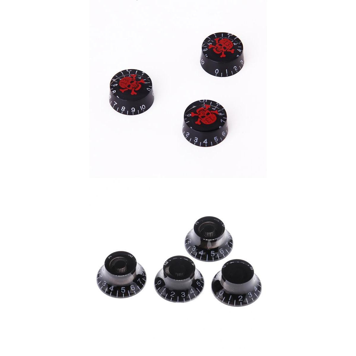 7 Pieces Acrylic Volume Tone Control Knobs for LP Electric Guitar