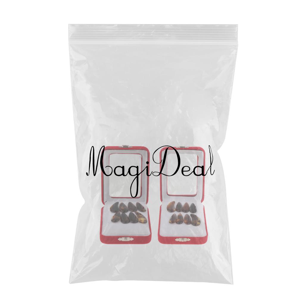 2 Pack Guzheng Finger Picks with Groove and Arc Gu Zheng Nails