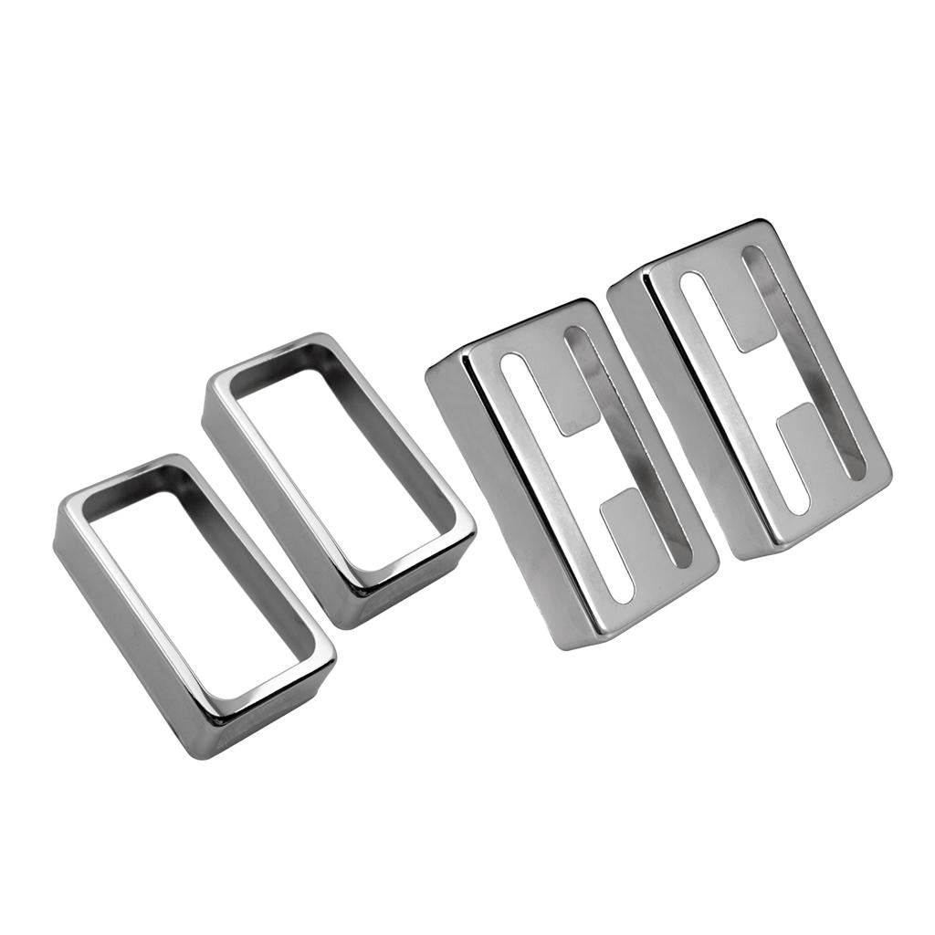 4pcs Brass Humbucker Pickup Covers for Electric Guitar