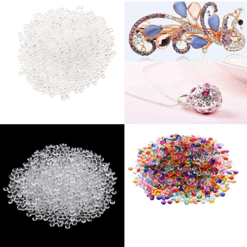 4000pcs Acrylic Crystal craft beads rhinestone jewelry making decorations