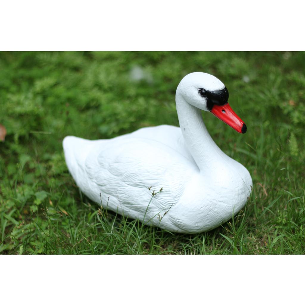 8X Plastic Floating Swan Decoy for Hunting &Fishing Garden Scarer Scarecrow