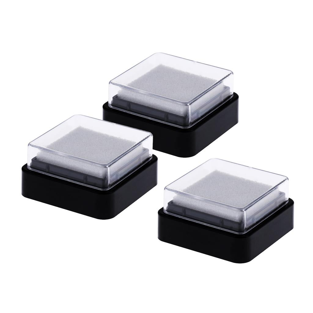 30 Pack Import Blank Ink Pad for Rubber Stamps Craft Scrapbook Paper Wood