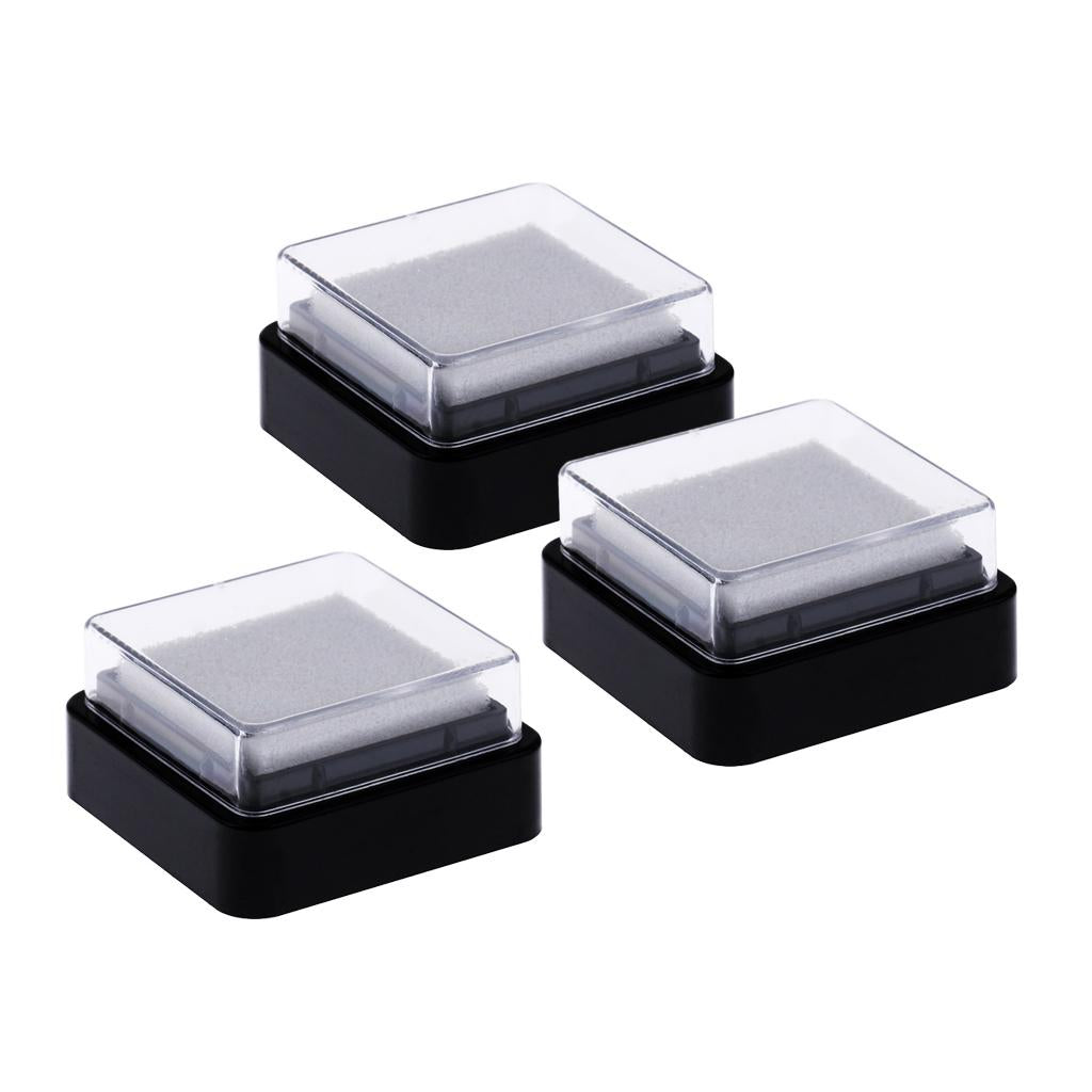 30 Pack Import Blank Ink Pad for Rubber Stamps Craft Scrapbook Paper Wood
