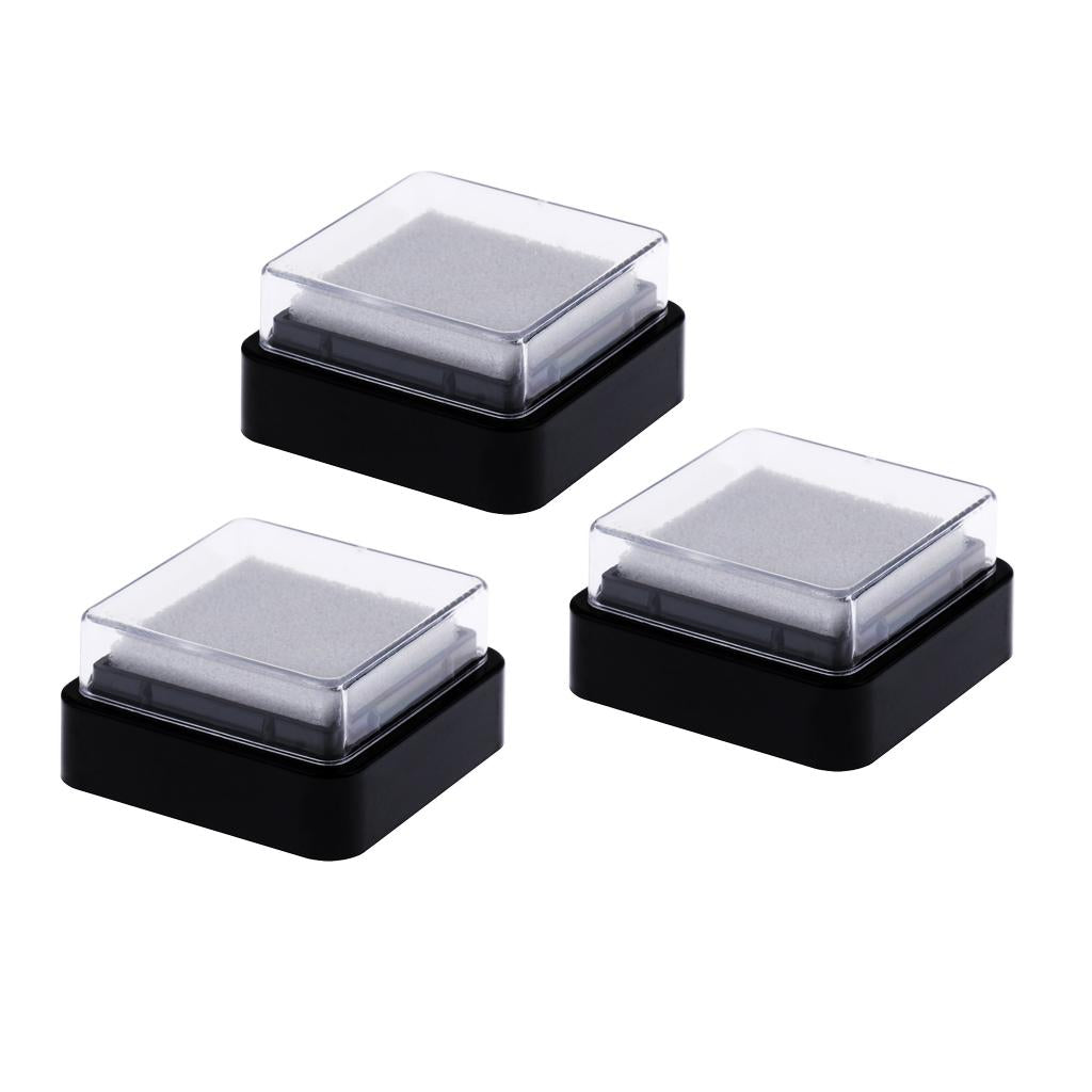 30 Pack Import Blank Ink Pad for Rubber Stamps Craft Scrapbook Paper Wood