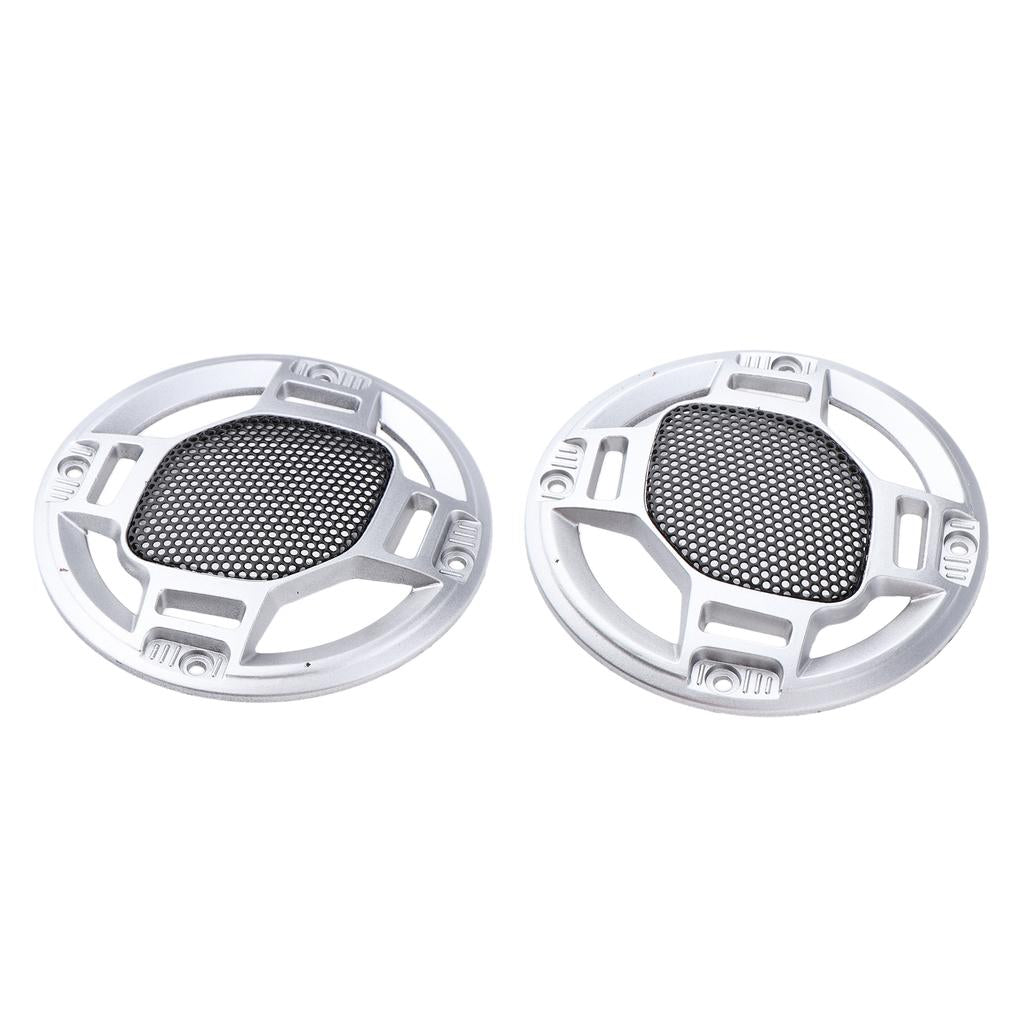 2Pcs Speaker Grills Cover Case with Screws for Loudspeaker 3 inch