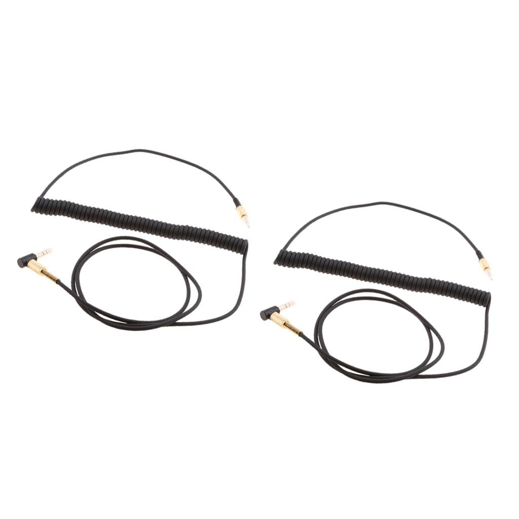 2Pieces Replacement Audio Cable for Major II 2 Monitor Headphones