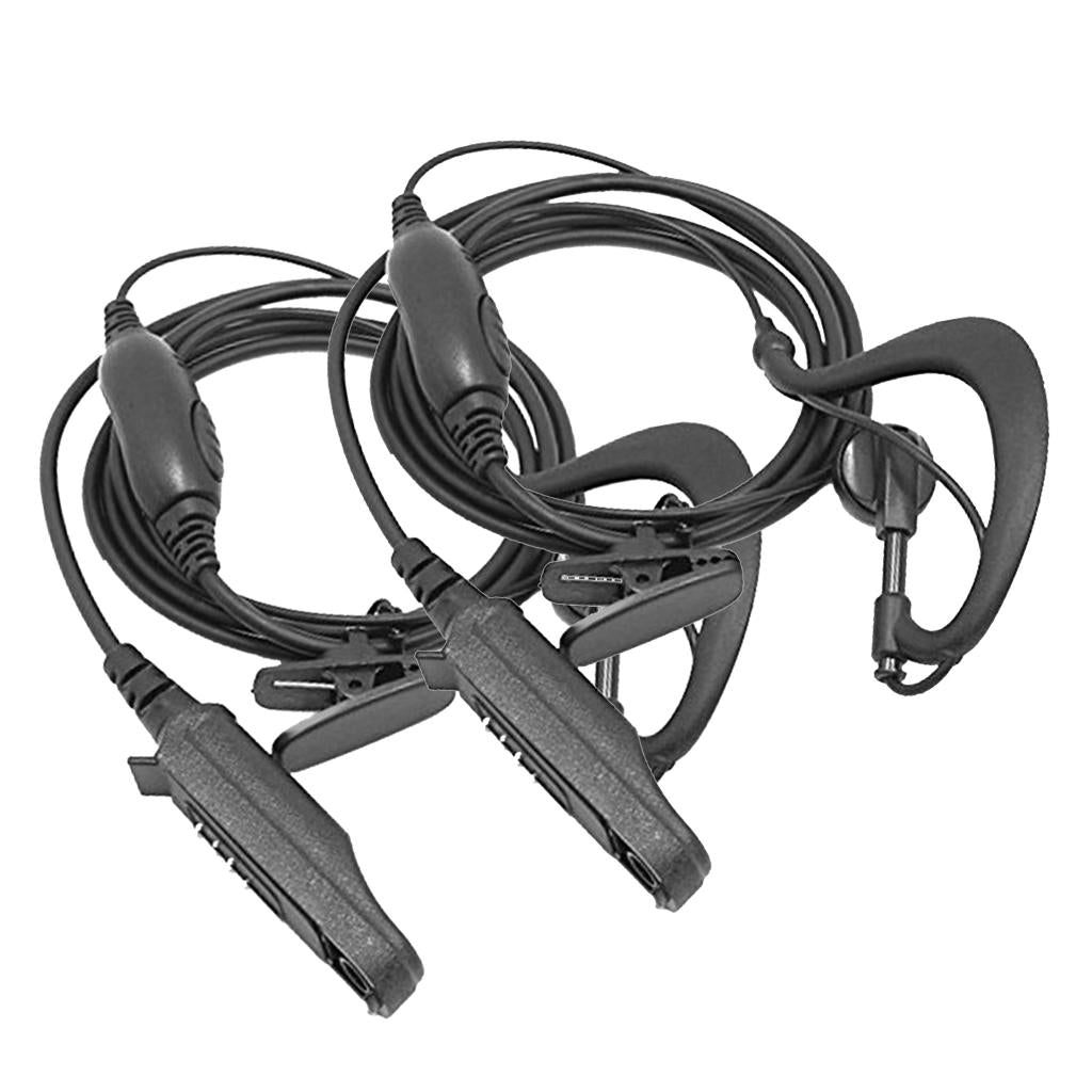 2Pieces Waterproof Headset Headphone Microphone for Baofeng BF-9700 BF-A58