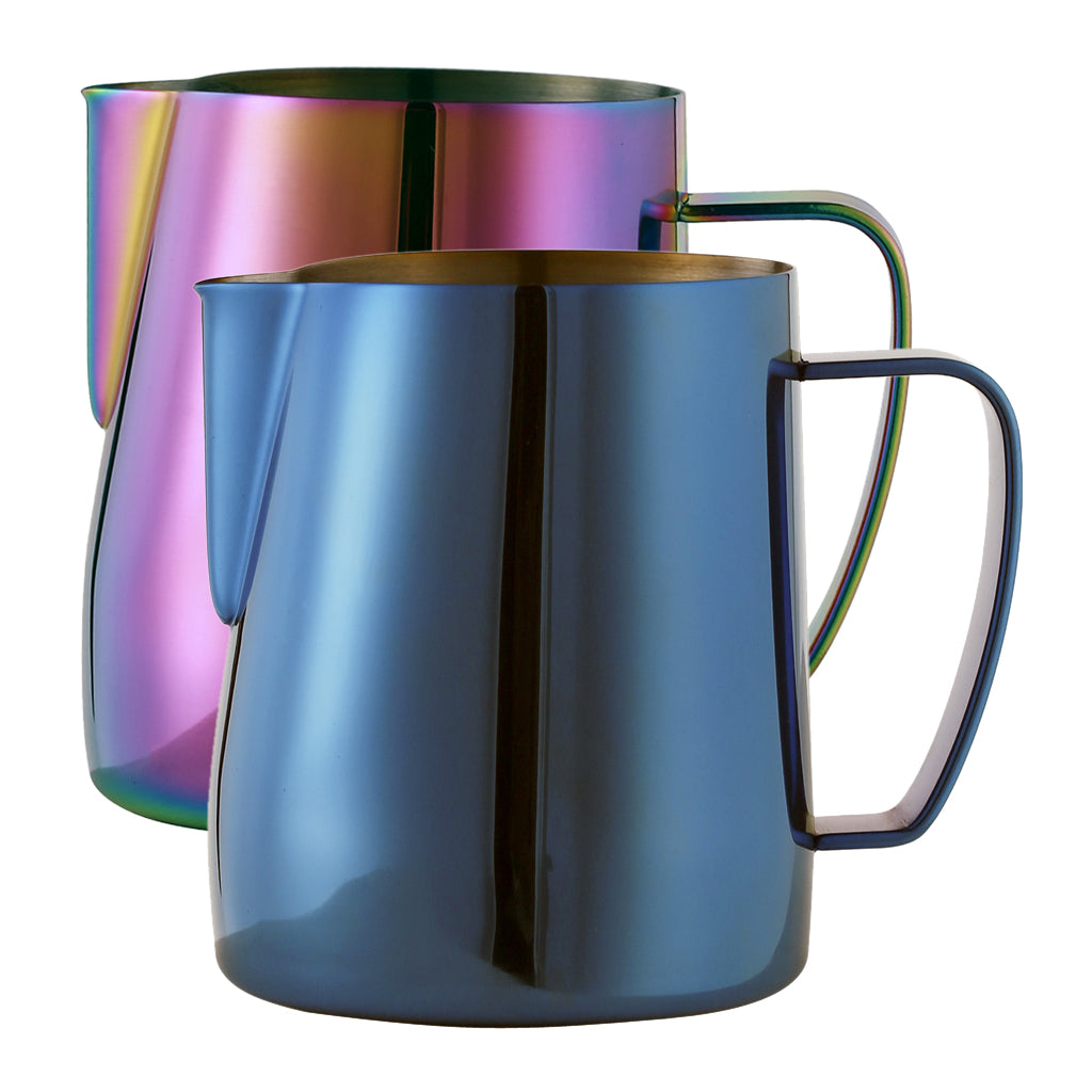 2Pcs 350ml Espresso Milk Frothing Pitcher Stainless Latte Art Coffee Jug
