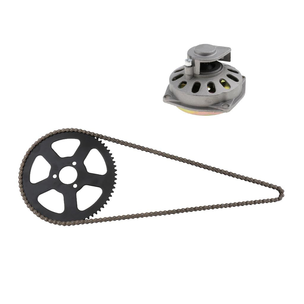 Clutch Drum Bell Housing & 25H 68 Links Drive Chain & Sprocket for 49cc