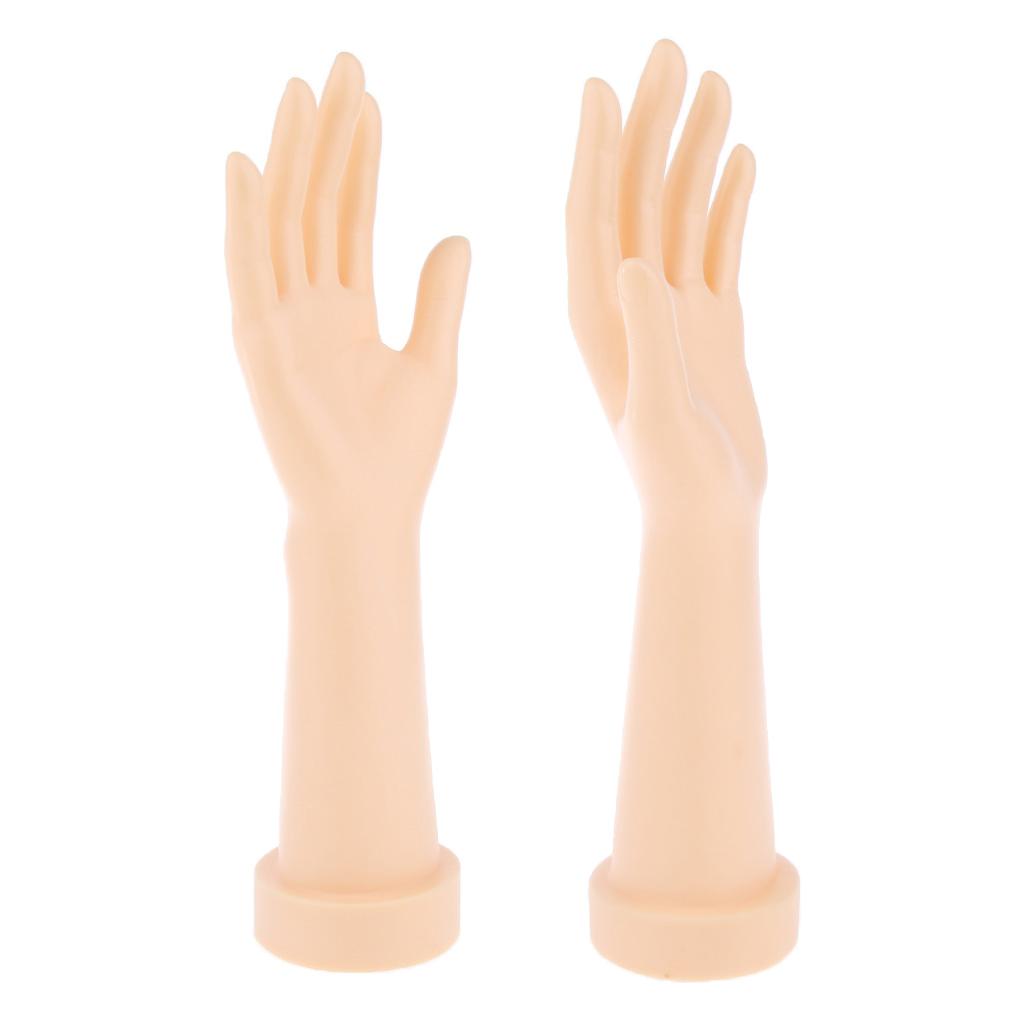 2 Pcs Female Adult Left & Right Hand Mannequin Women Display Molds