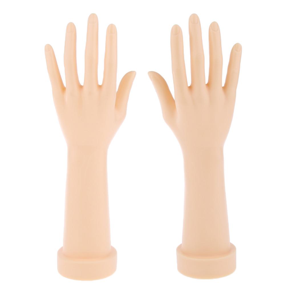 2 Pcs Female Adult Left & Right Hand Mannequin Women Display Molds