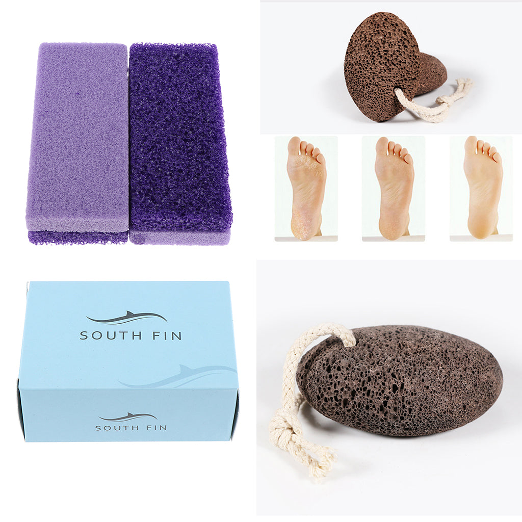 3x Natural Pumice Stone Feet Care Scrub Dead Skin Callus Remover Pedicure