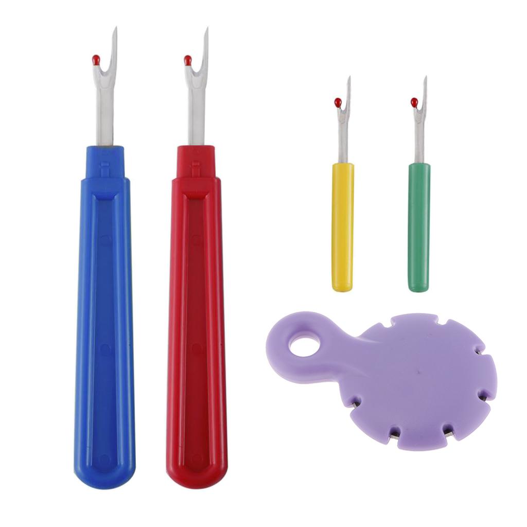 4pcs Steel Seam Ripper and Thread Yarn Cutter Pendant for Sewing Accessories