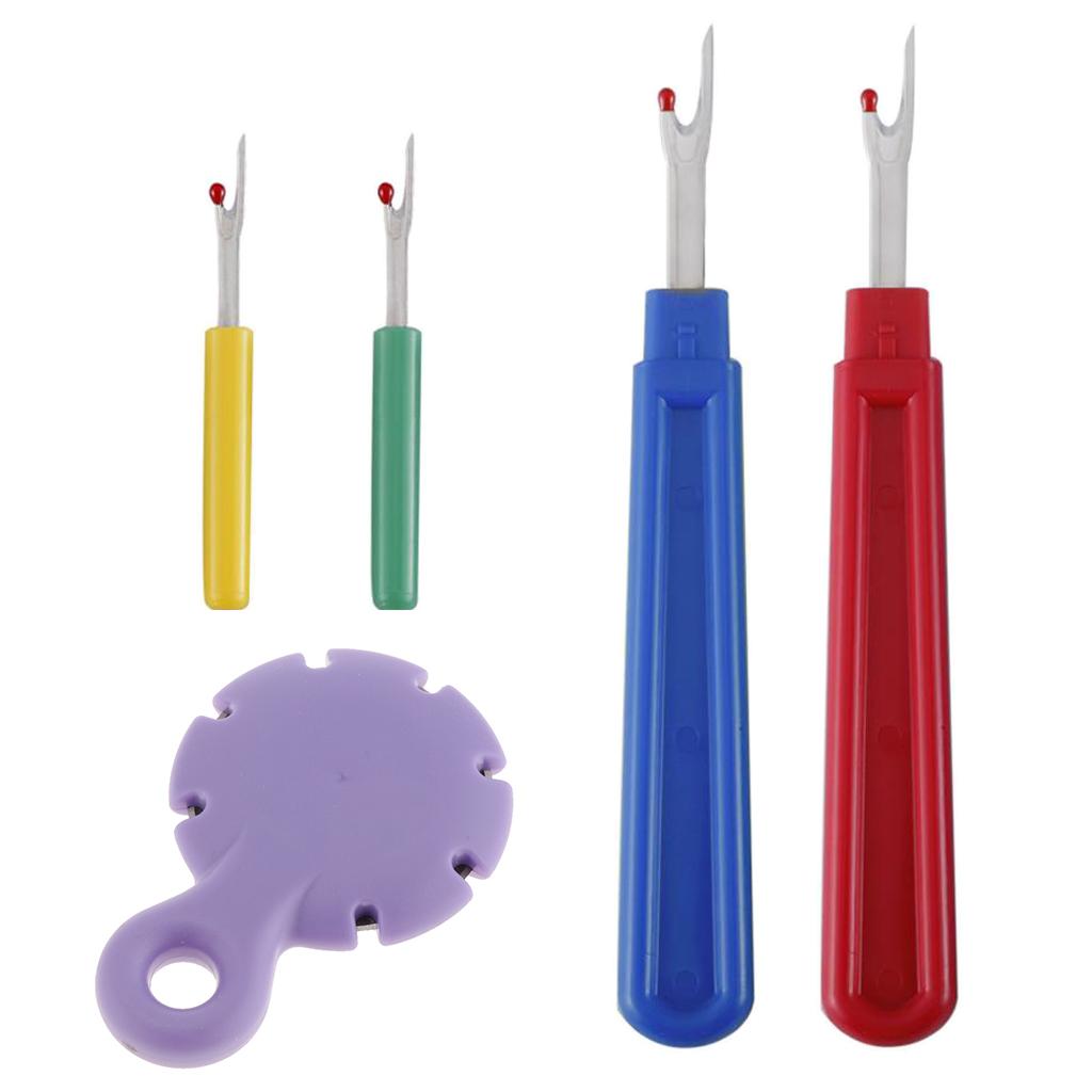 4pcs Steel Seam Ripper and Thread Yarn Cutter Pendant for Sewing Accessories