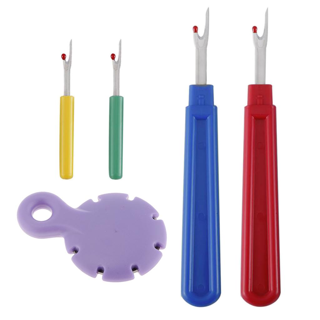 4pcs Steel Seam Ripper and Thread Yarn Cutter Pendant for Sewing Accessories