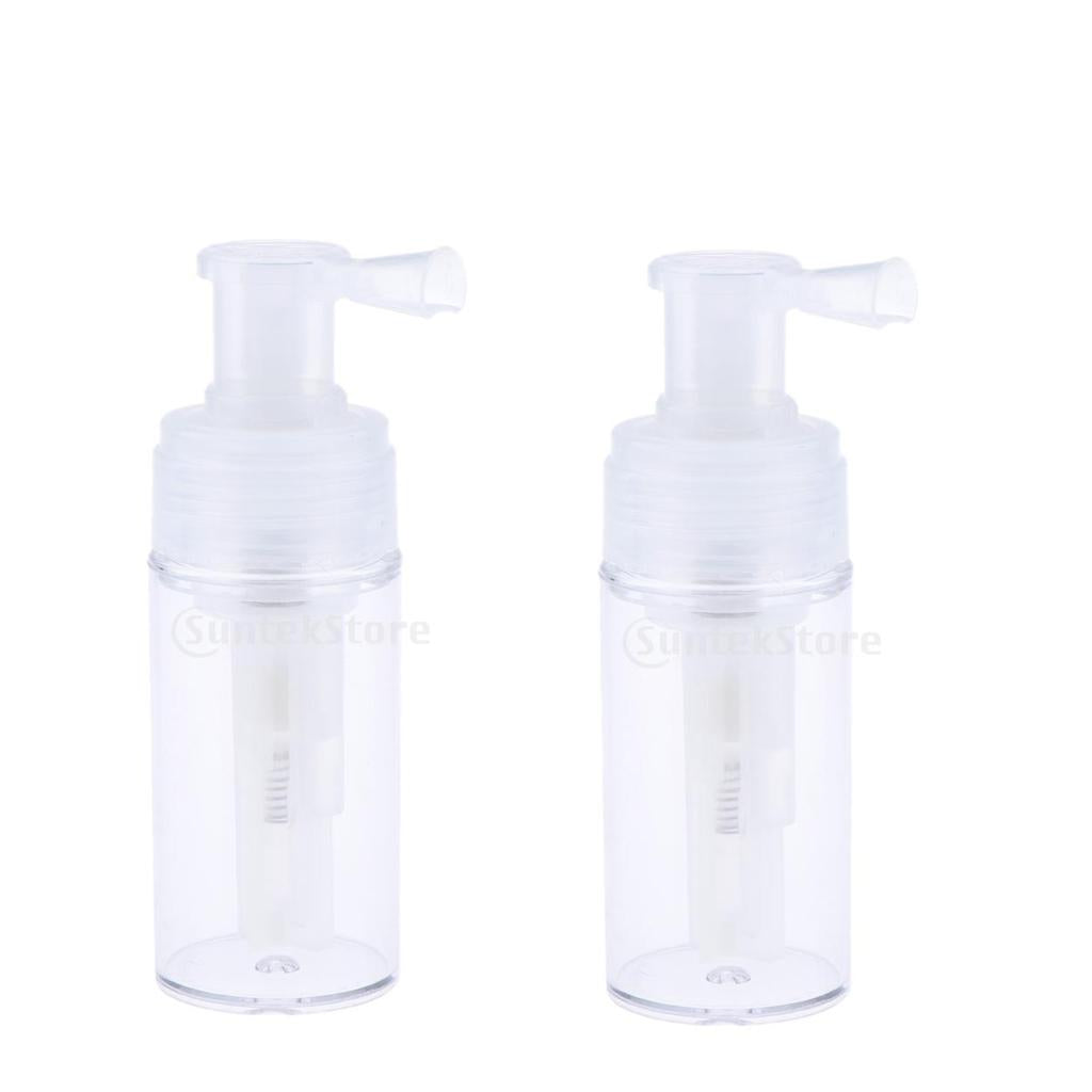 2x Empty Refillable and Reuseable Powder Spray Bottle Cosmetic Bottles 110ml