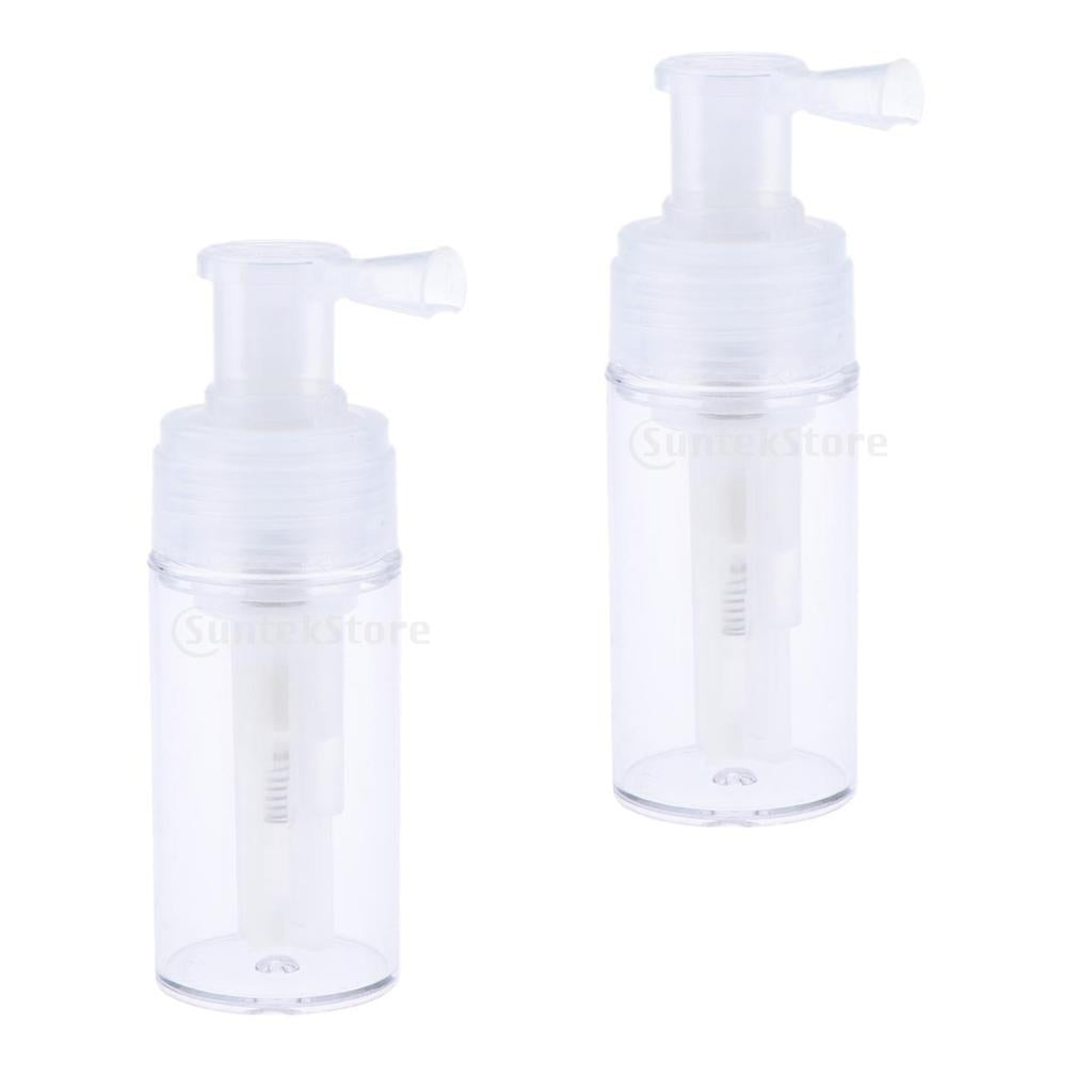 2x Empty Refillable and Reuseable Powder Spray Bottle Cosmetic Bottles 110ml