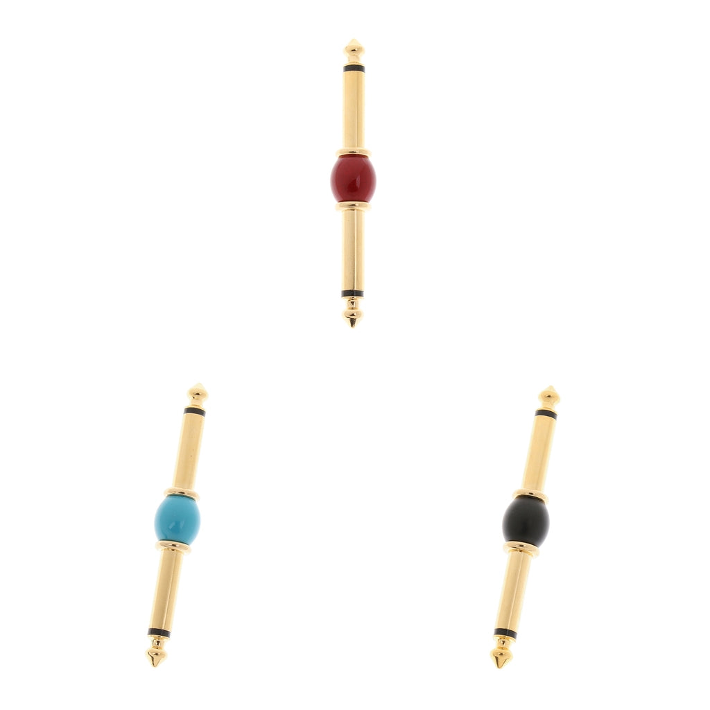 3Pieces 6.35mm 1/4 inch Male to Male Audio Aadpter"