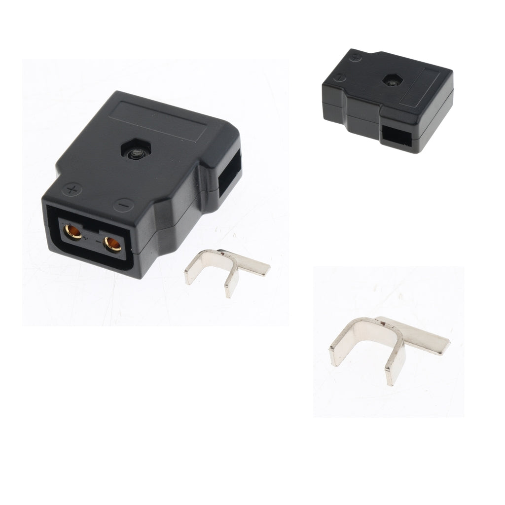 2x D-Tap Type B Female Rewirable DIY Socket Plug for V-mount Anton Battery