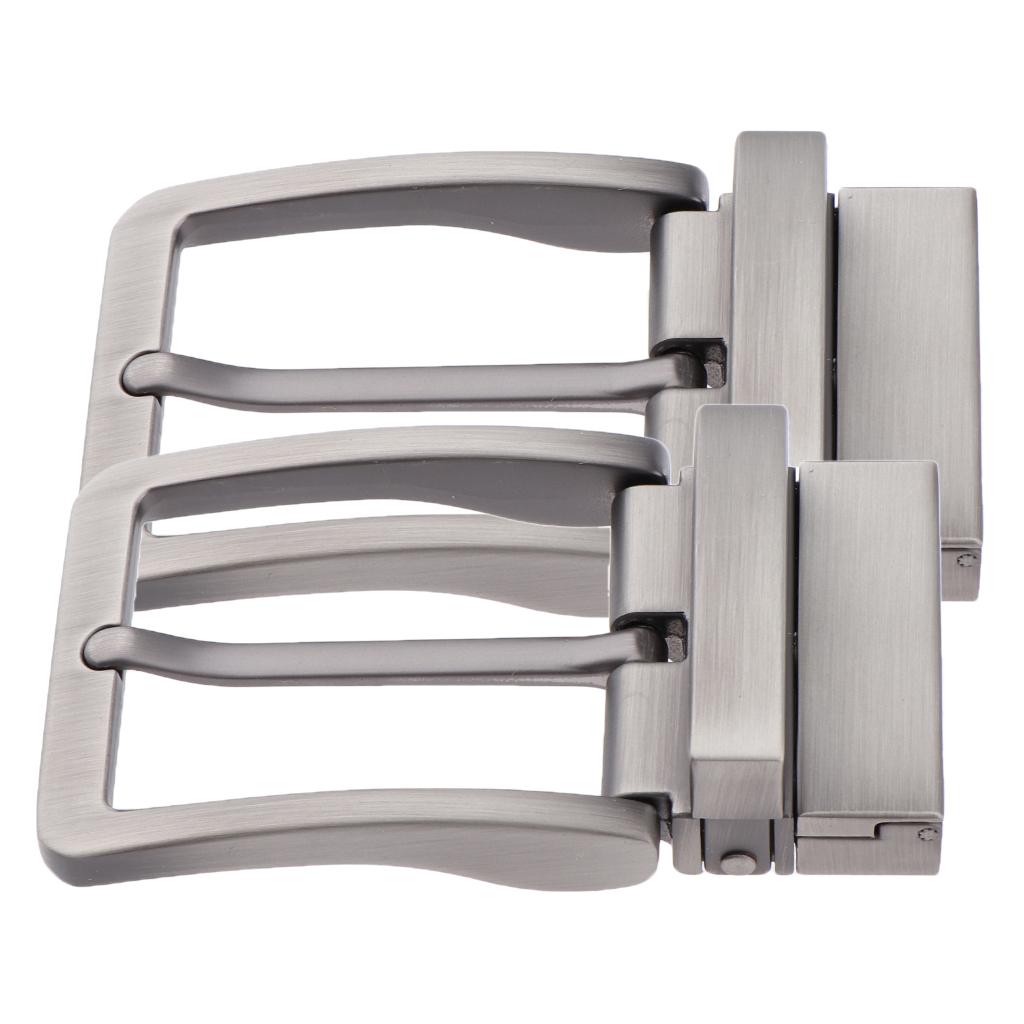 2x Men's Alloy Antique Belt Buckle Single Prong Rectangular Pin Belt Buckle