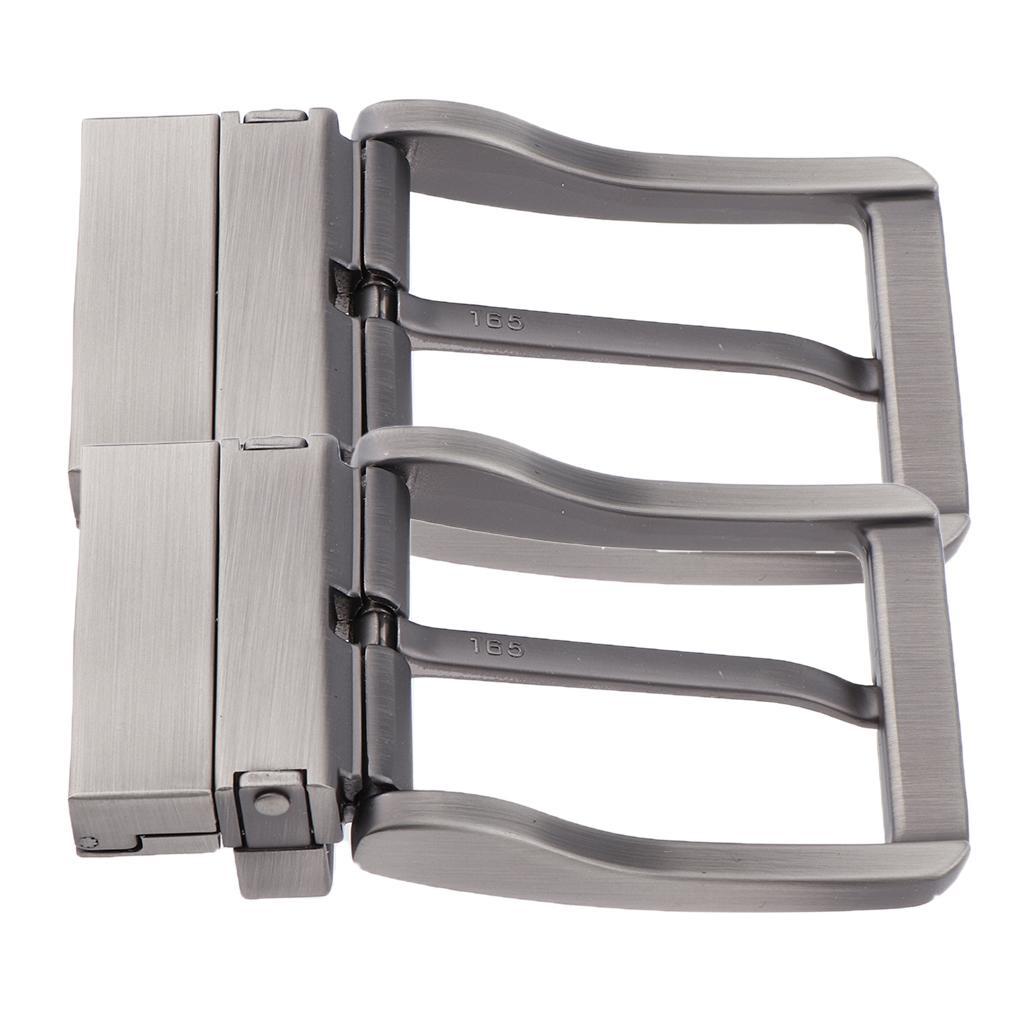 2x Men's Alloy Antique Belt Buckle Single Prong Rectangular Pin Belt Buckle
