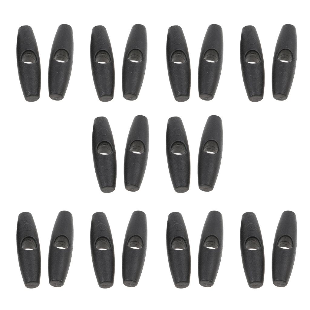 20x Camping Awning Tent Fly Roll Up Buckle Tent Inner Duffle Toggle Stopper
